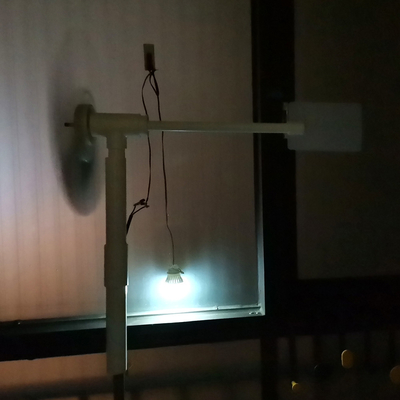 Il modello portatile Garden Yard Windmills del generatore del micro generatore eolico ha condotto l'illuminazione di notte