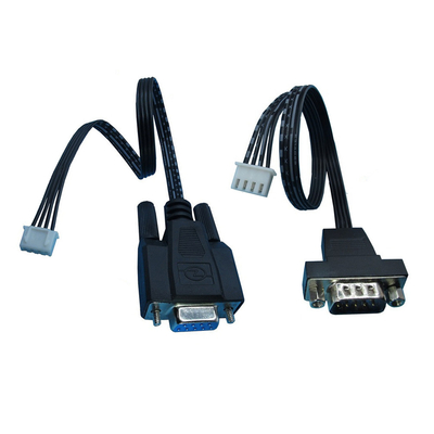 Porto di serie della terra di DB9 RS232 DCD RXD TXD 4 al connettore del perno JST-XH 2.54mm estendere cavo