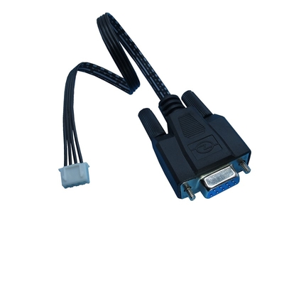 Porto di serie della terra di DB9 RS232 DCD RXD TXD 4 al connettore del perno JST-XH 2.54mm estendere cavo