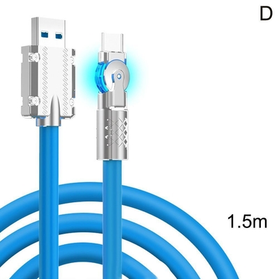 Tipo rotabile cavo rapido QC3.0 di USB del cavo di carico eccellente 180° 120w della tassa di C per i telefoni cellulari