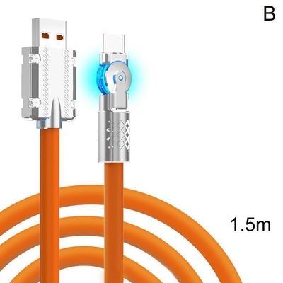 Tipo rotabile cavo rapido QC3.0 di USB del cavo di carico eccellente 180° 120w della tassa di C per i telefoni cellulari