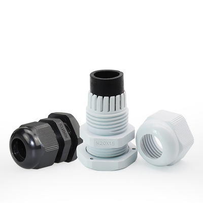 I giunti di plastica delle ghiandole di cavo elettrico impermeabilizzano i connettori per la scatola di giunzione M12 - M40