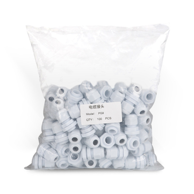 I giunti di plastica delle ghiandole di cavo elettrico impermeabilizzano i connettori per la scatola di giunzione M12 - M40