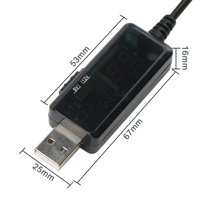 USB al cavo 5V di corrente continua all'adattatore della spina di CC Jack Charging Cable Power Cord di 9V 12V