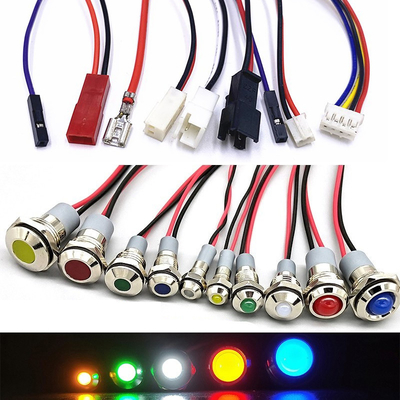 I connettori di cavo hanno montato l'indicatore luminoso pilota Sigal Warning Light di Lamp LED di potere