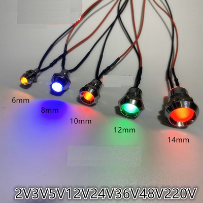 I connettori di cavo hanno montato l'indicatore luminoso pilota Sigal Warning Light di Lamp LED di potere