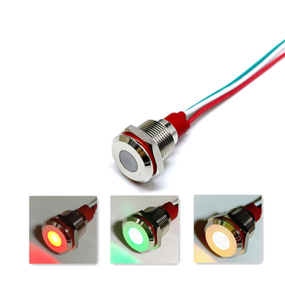 Connettori impermeabili principali a tre colori 12-24V di Lamp With Cable del pilota del segnale dell'indicatore luminoso di RGB