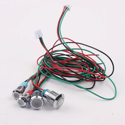 Connettori impermeabili principali a tre colori 12-24V di Lamp With Cable del pilota del segnale dell'indicatore luminoso di RGB