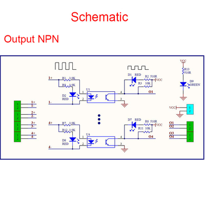 I blocchetti terminali del convertitore di segnali di TTL HTL si imbarcano su 8 modi per lo SpA NPN o PNP 1.8V 3.3V 5V 12V 24V ha introdotto