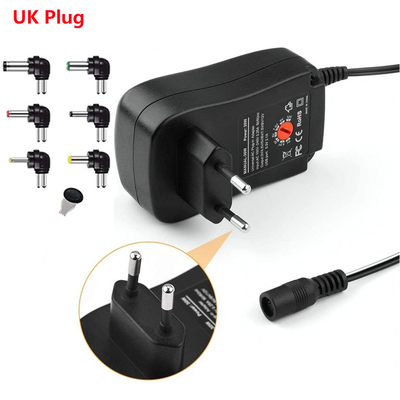 CA regolabile dell'adattatore universale dell'alimentazione elettrica 30W all'adattatore universale del caricatore di CC 3V/4.5V/6V/7.5V/9V/12V 1.5A