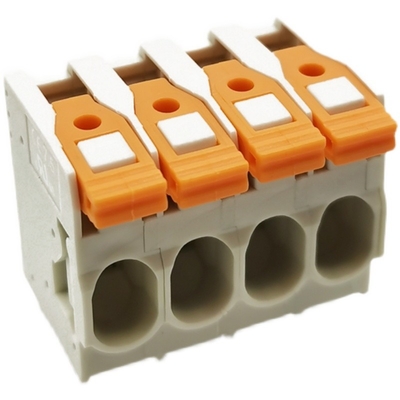inserire doppio di fila del passo di 7.5mm la primavera che unisce i blocchetti terminali 27A 300V del PWB