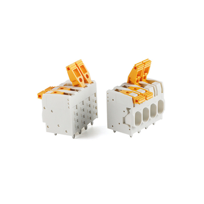 inserire doppio di fila del passo di 7.5mm la primavera che unisce i blocchetti terminali 27A 300V del PWB