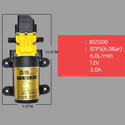 12V 36W Pompa a sifone elettrico Kit rubinetto portatile per rondella per auto Set doccia da campeggio per bagno all'aperto