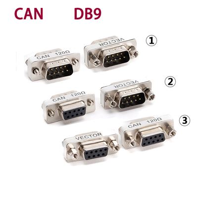 DB9 ad adattatore di interfaccia bus CAN con pin-2 pin-7 120 ohm resistenza per analisi diagnostica del veicolo