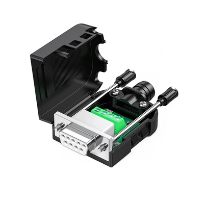 Femmina DB9 ad adattatore di interfaccia bus CAN terminali a vite a 4 pin con resistore da 120 ohm