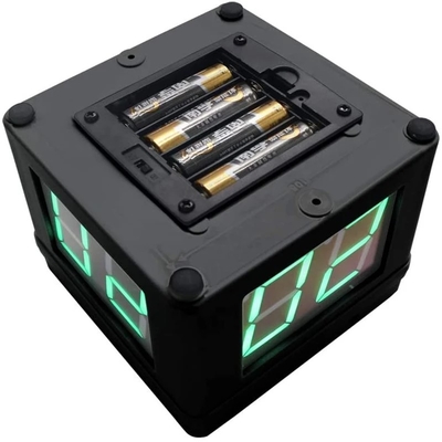 Junction Cube Box Timer 4 lati Digital Countdown Stopwatch Poker Scacchi Casinò Digital Shot Timer