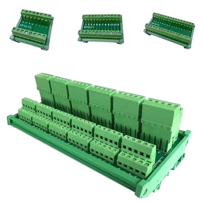 8 12 16 60 Strade Cable Connection Distribution Hub Terminal Blocks Cabling Board Din Rail Mount