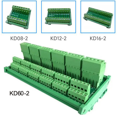 8 12 16 60 Strade Cable Connection Distribution Hub Terminal Blocks Cabling Board Din Rail Mount