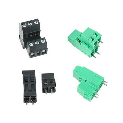 5.08mm / 0.2&quot; Pitch PCB Connectors Black Screw Terminal Blocks 2P 3P Combinazione doppia fila
