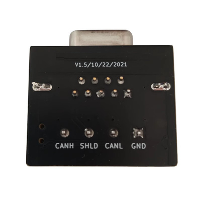 CAN OPEN Bus Interface to 4pin Female DB9 Adapter Board Compatibile con PCAN CIA Standard 120 Ohm incorporato