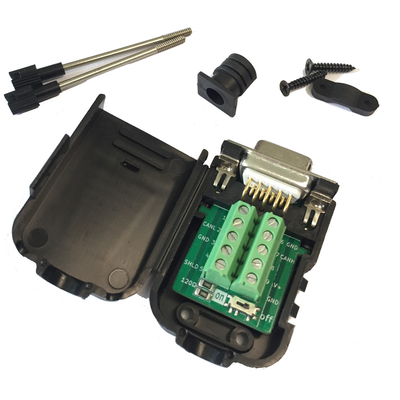 CAN OPEN Bus Interface to DB9 D Sub 9-pin Adapter Compatibile con PCAN CIA Standard 120 Ohm Incorporato
