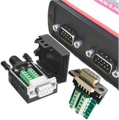CAN OPEN Bus Interface to DB9 D Sub 9-pin Adapter Compatibile con PCAN CIA Standard 120 Ohm Incorporato