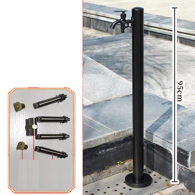 Tubo di stagno in acciaio inossidabile nero