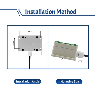 Sensore di pioggia e neve Trasmettitore di giunzione Box Detettore di pioggia Controller RS485 Modbus Accendi / spegni con riscaldamento