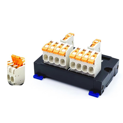 inserire doppio di fila del passo di 7.5mm la primavera che unisce i blocchetti terminali 27A 300V del PWB