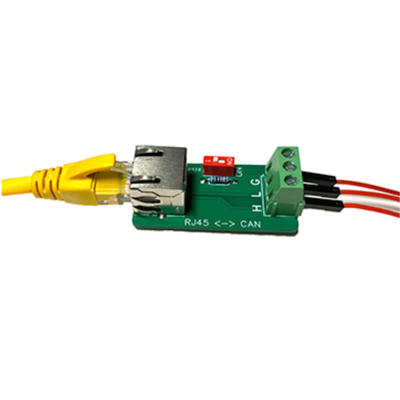 Femminile Jack RJ45 connettore per CAN Bus Interface Port 3 Pin terminali Breakout Board