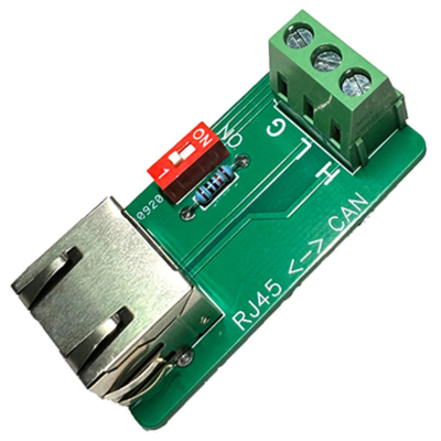 Femminile Jack RJ45 connettore per CAN Bus Interface Port 3 Pin terminali Breakout Board