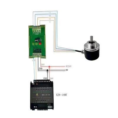 DC24V 2 vie convertitore servo encoder differenziale 5V TTL al collettore segnali HTL 24V