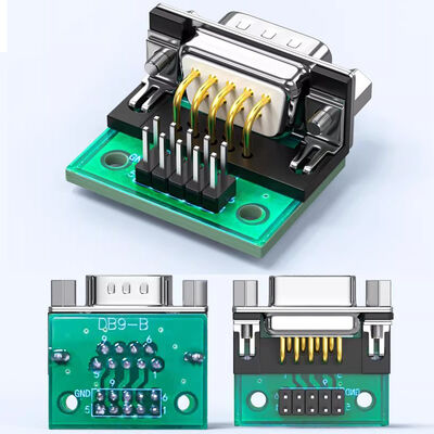 Adattatore da DB9 a connettori maschio da 2,54 mm per schede di circuito RS232