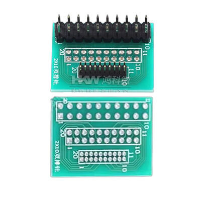 Scheda adattatore convertitore da 1,27 mm a 2,54 mm PCB Breakout Board 10 pin a fila singola o doppia