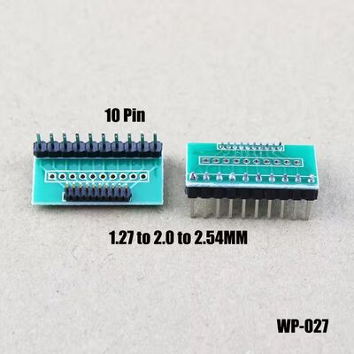 Scheda adattatore convertitore da 1,27 mm a 2,54 mm PCB Breakout Board 10 pin a fila singola o doppia