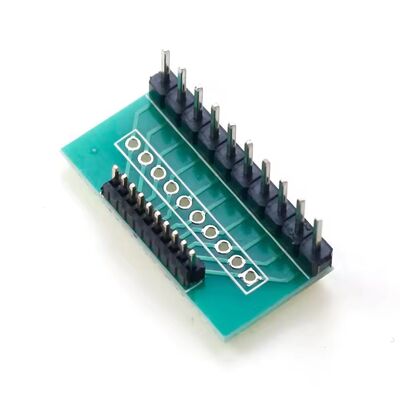 Scheda adattatore convertitore da 1,27 mm a 2,54 mm PCB Breakout Board 10 pin a fila singola o doppia