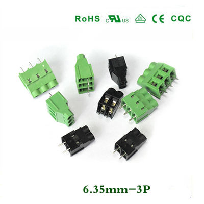 6.35mm/0,25&quot; perno Jointable del pin 3 del connettore 2 del blocchetto terminali della vite del PWB