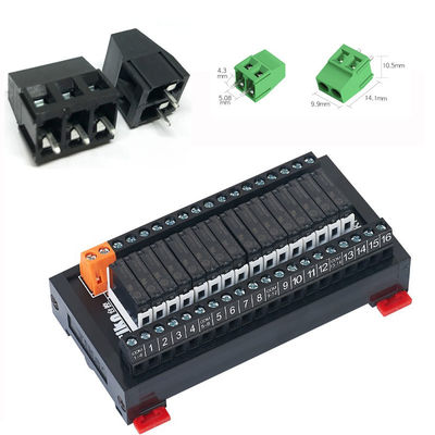 5.08mm / 0.2&quot; Pitch PCB Connectors Black Screw Terminal Blocks 2P 3P Combinazione doppia fila