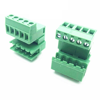 spina Pluggable Pin Header dei blocchetti terminali della vite del PWB di Jointable di fila doppia del passo di 5.08mm