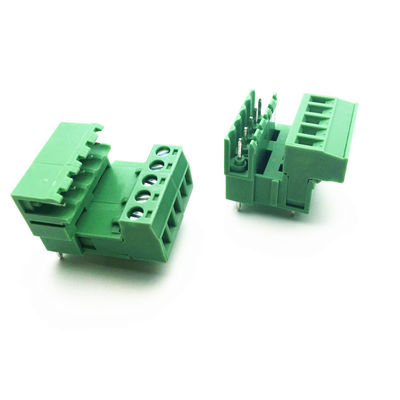 spina Pluggable Pin Header dei blocchetti terminali della vite del PWB di Jointable di fila doppia del passo di 5.08mm
