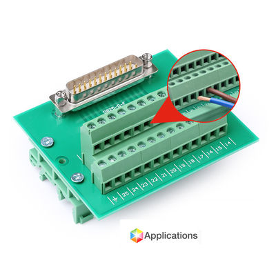 3.81mm/0,15&quot; connettori doppi Jointable del bordo del PWB dei blocchetti terminali della vite di fila