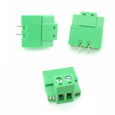 i blocchetti terminali alimentabili della vite del PWB del passo di 5.08mm tappano Pin Header diritto con la flangia