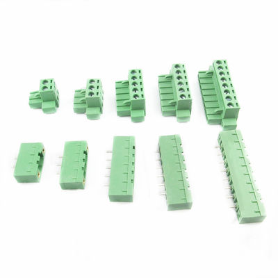 i blocchetti terminali alimentabili della vite del PWB del passo di 5.08mm tappano Pin Header diritto con la flangia