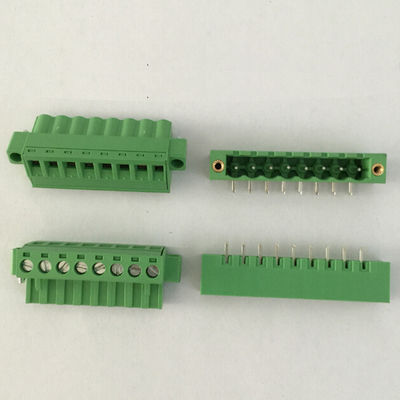 spina alimentabile Pin Header ad angolo retto dei blocchetti terminali della vite del PWB del passo di 5.08mm con la flangia