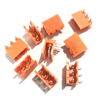 I blocchetti terminali Pluggable di spaziatura della vite del PWB dell'arancia 5.08mm tappano + Pin Header Socket