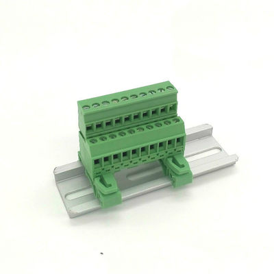 5.08mm/0,2&quot; ferrovia Pluggable di baccano dei blocchetti terminali della vite del passo che monta 300V 10A