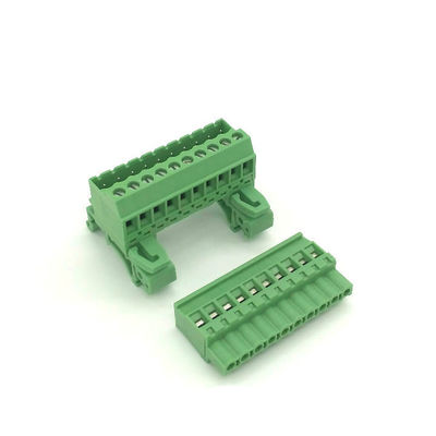 5.08mm/0,2&quot; ferrovia Pluggable di baccano dei blocchetti terminali della vite del passo che monta 300V 10A