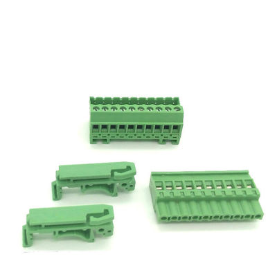5.08mm/0,2&quot; ferrovia Pluggable di baccano dei blocchetti terminali della vite del passo che monta 300V 10A