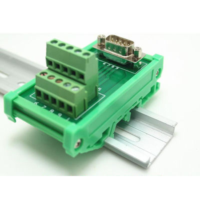 Sotto bordo di sblocco del blocchetto terminali di 9 Pin Single End Male Female connettori di DB9 D