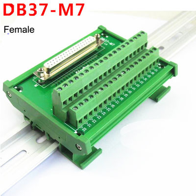 Bordo di sblocco del blocchetto di Pin Sing End Connectors Terminal del sottomarino 37 di DB37 D